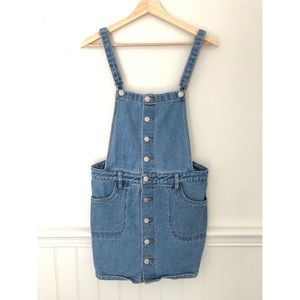 Pac Sun Denim Overall Dress